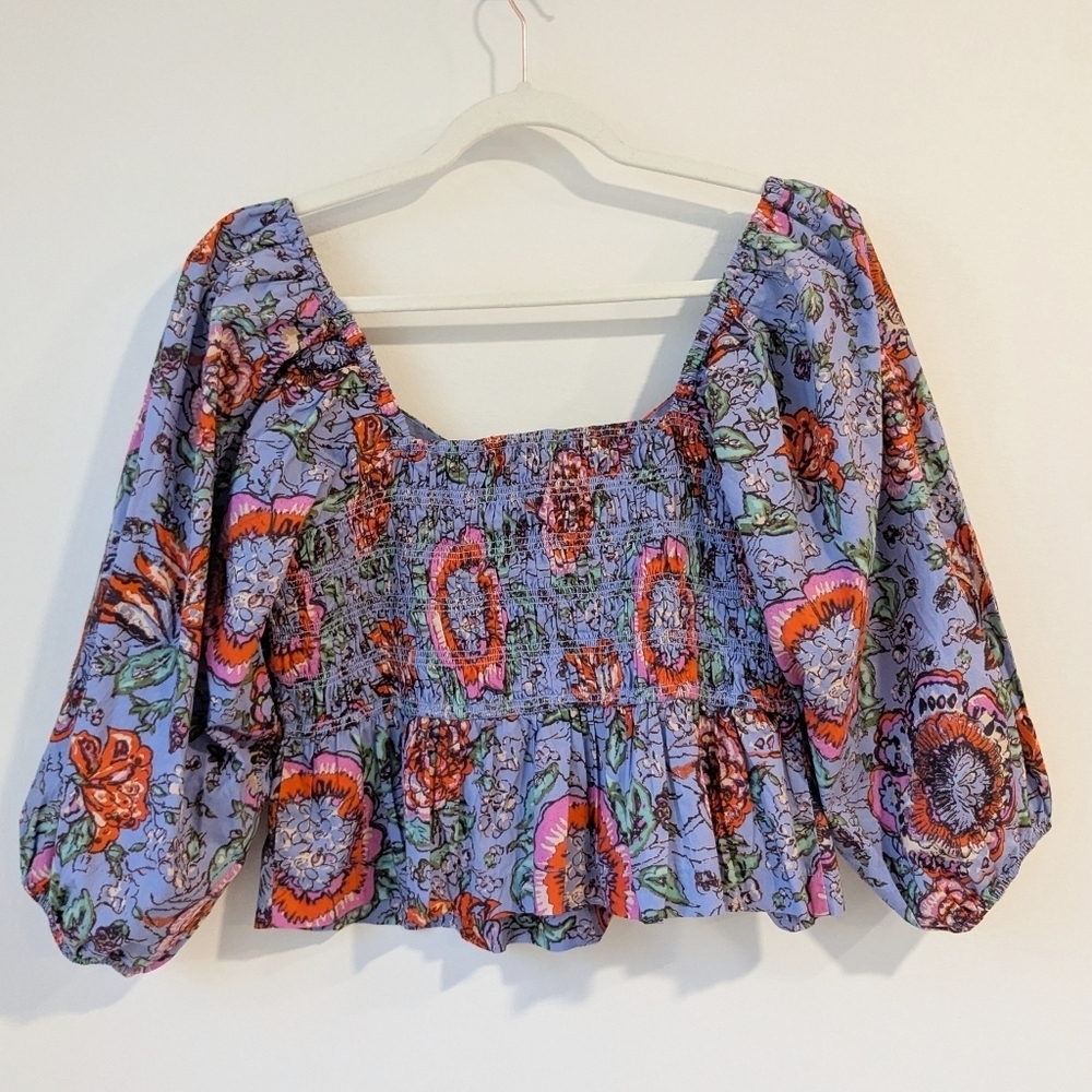 NEW Cleobella Brenna Floral Print Peplum - Picture 8 of 8